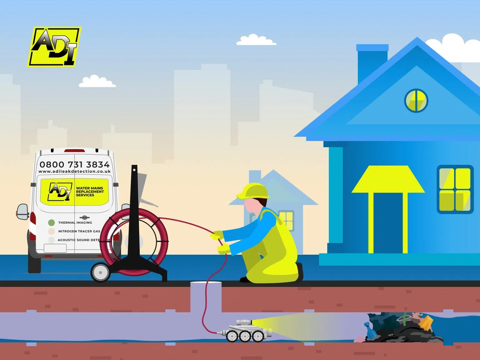 Drainage CCTV Surveys & Investigations Swindon